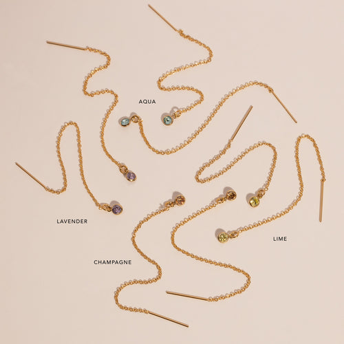 Personalised Birthstones Bezel Threader