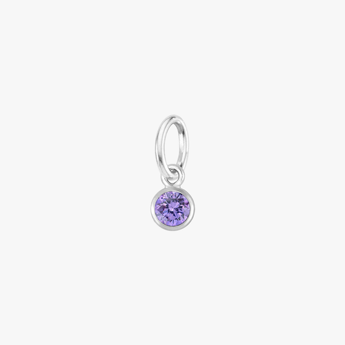 Color:Silver Birthstone Gem:Lavender