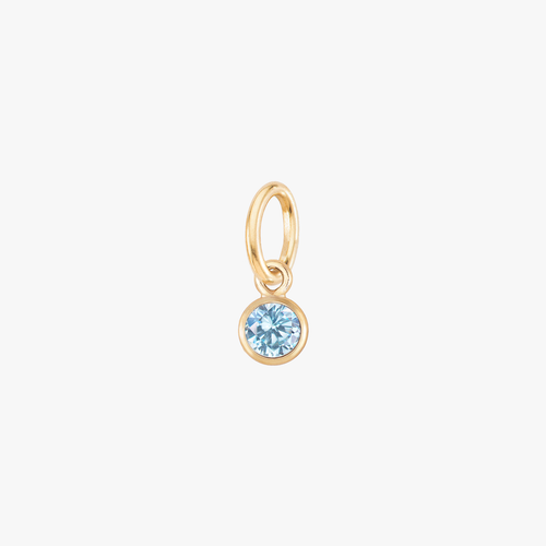 Color:Gold Birthstone Gem:Aqua