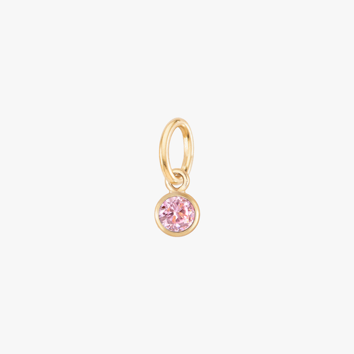 Color:Gold Birthstone Gem:Pink
