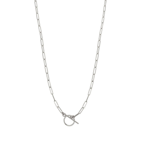 Paper Clip Chain Toggle Choker