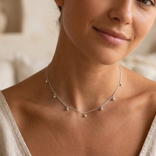 Shaker Ball Choker Necklace