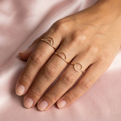 Perfect Circle Ring Gold