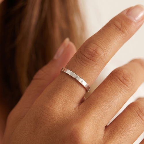 Classic Band Ring Silver