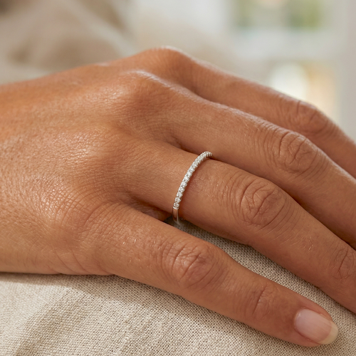 Eternity CZ Ring Silver