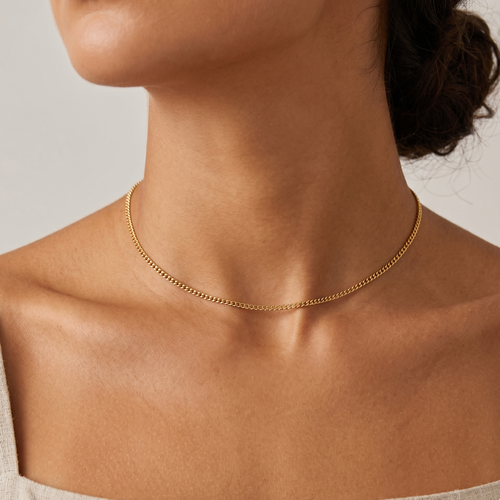 Statement Curb Chain Necklace