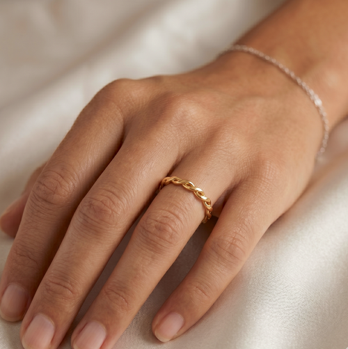 Weave Ring Gold