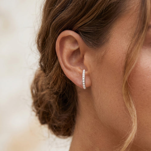 Pearl Suspender Stud Earrings