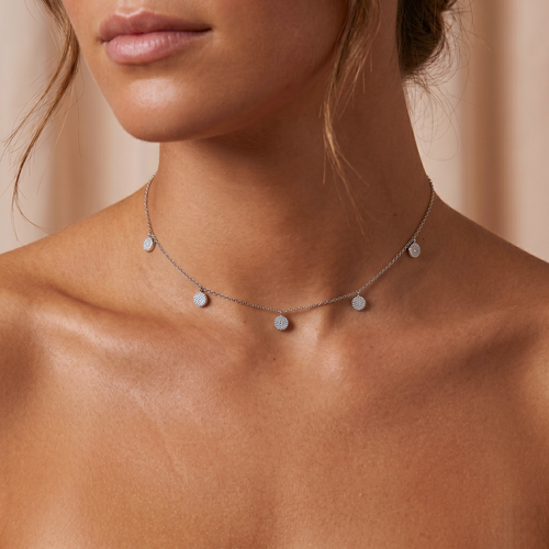 Dazzling Coin Shaker Choker
