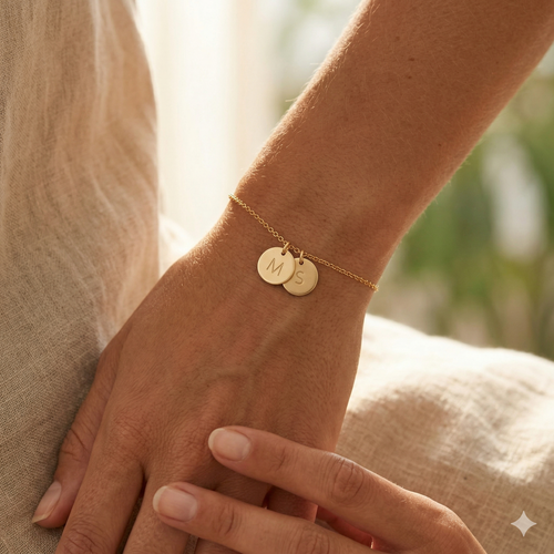 Personalized Disc Bracelet