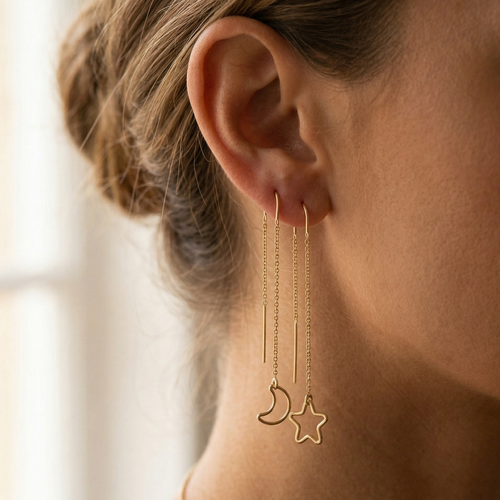 Celestial Threader Earrings