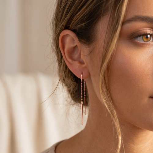 Bar Threader Earrings