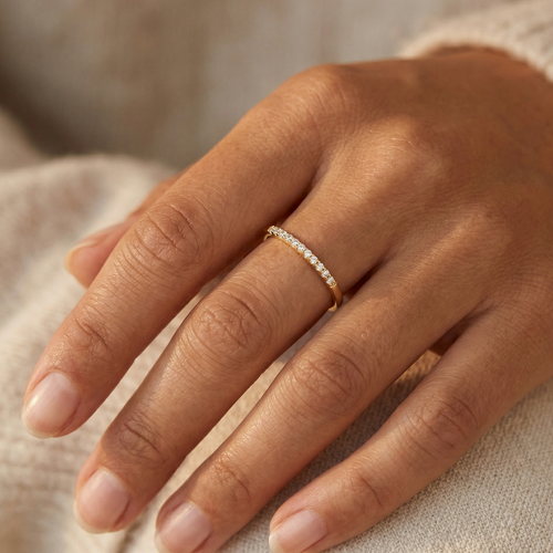 Eternity CZ Ring Gold