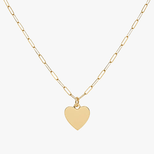 Heart Paperclip Necklace