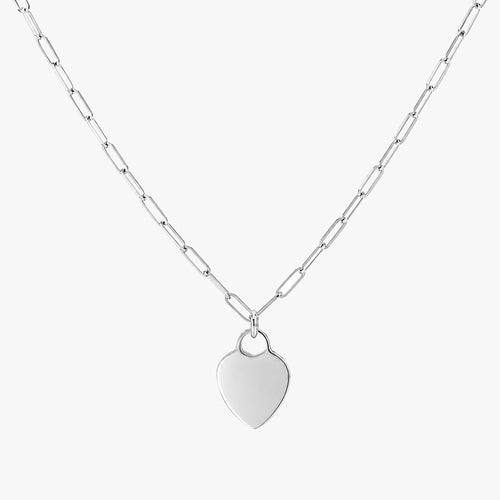 Heart Paperclip Necklace
