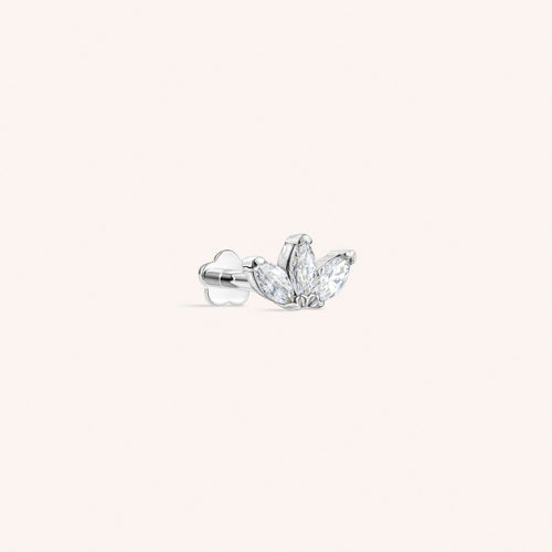 Color:White Gold
Post Length:6.5mm
Post Length:5mm
Post Length:8mm