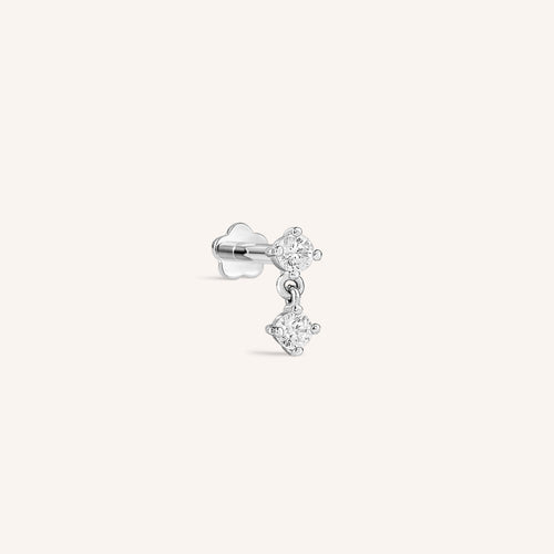 Color:White Gold
Option:Single
Option:Pair