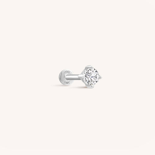 Color:White Gold
Option:Single
Option:Pair
