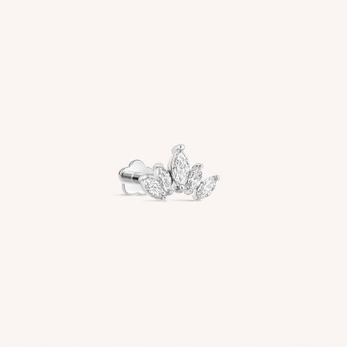 Color:White Gold
Option:Single
Option:Pair
