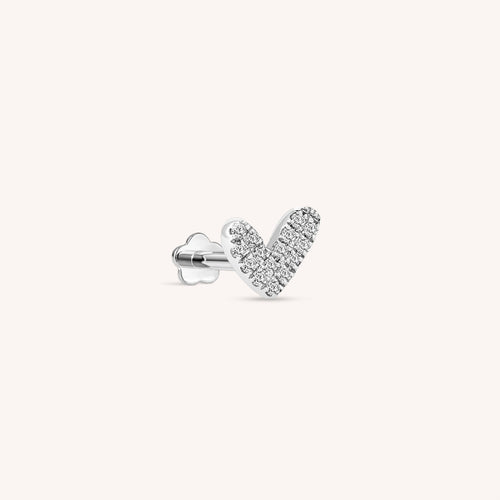 Color:White Gold
Option:Single
Option:Pair