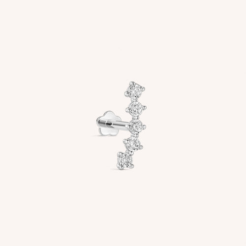 Color:White Gold
Option:Single
Option:Pair