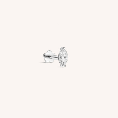Color:White Gold
Option:Single
Option:Pair