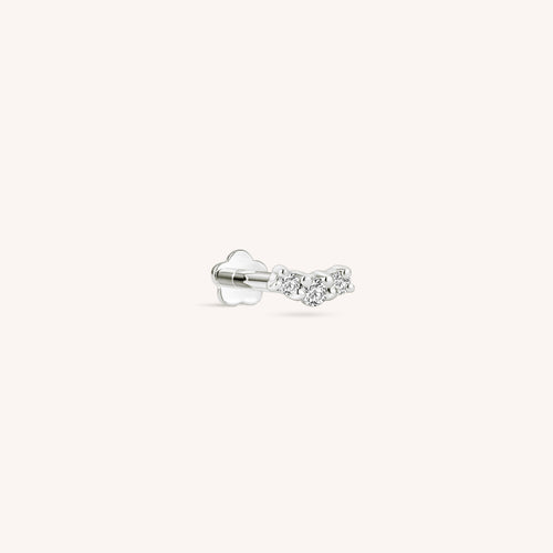 Color:White Gold
Option:Single
Option:Pair