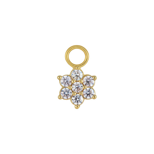 Pave Flower Charm