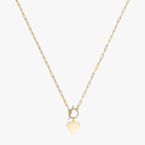 Boyfriend Link Toggle Heart Necklace