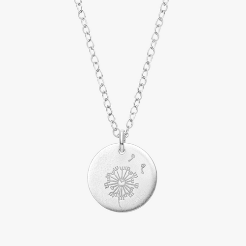 Personalized Floral Necklace