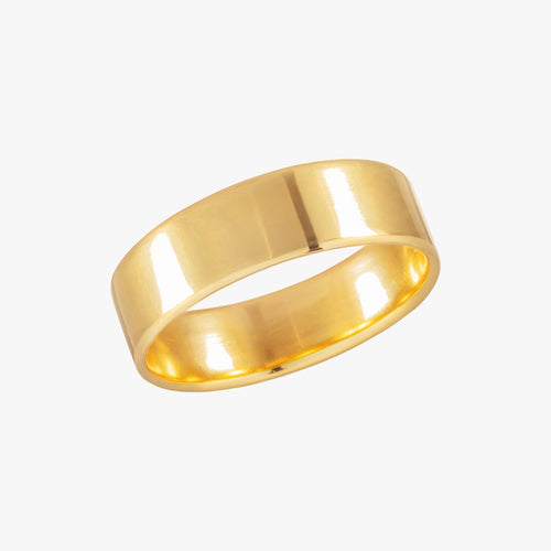 Thick Stacking Ring Gold