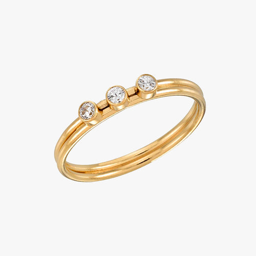 Sparkle Trio Mini Ring