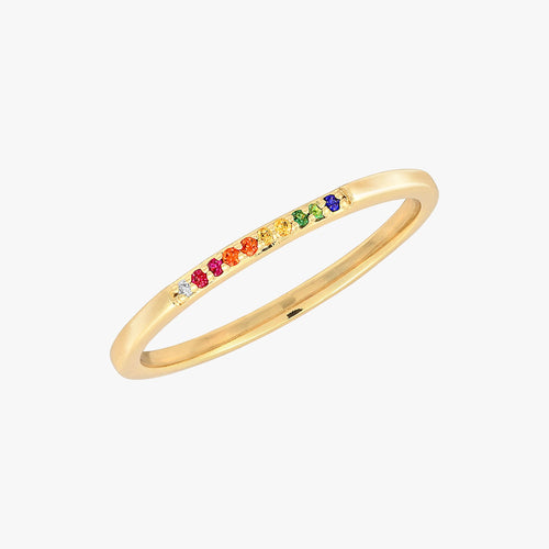Rainbow Eternity Ring