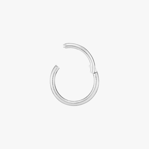 Surgical Steel Hinged Clicker Ring 8mm