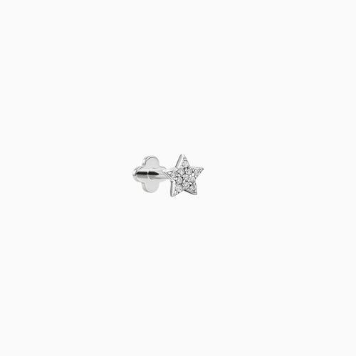 Little Pave Star Flatback Earring