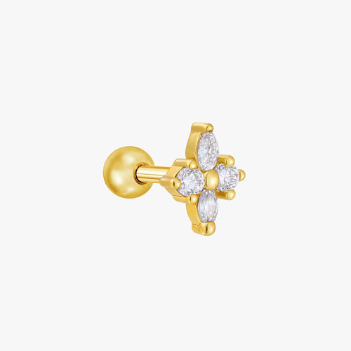 Princess Flower Cartilage Barbell