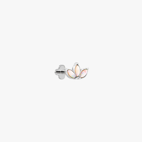 Opal Trio Marquise Flatback Earring