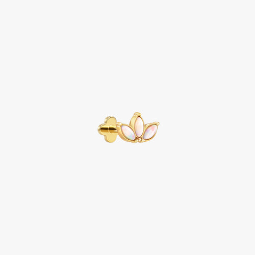 Opal Trio Marquise Flatback Earring