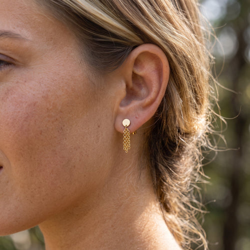 Little Tassel Drop Earrings