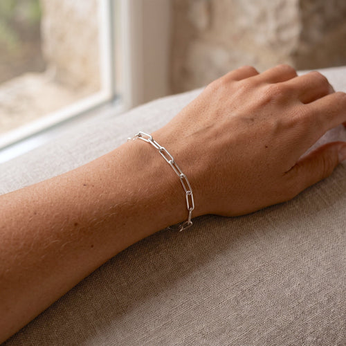 Muse Paper Clip Chain Bracelet