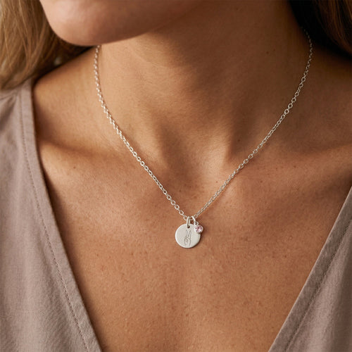 Personalized Hand Sign Necklace