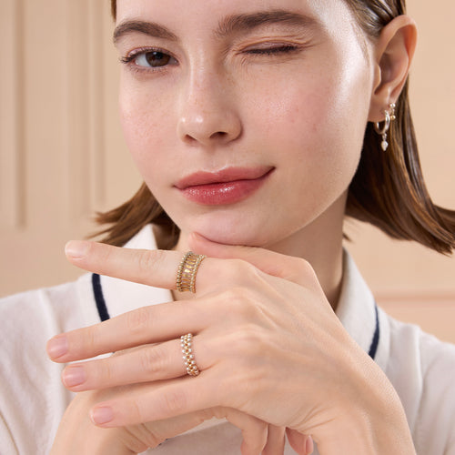 Two Tone Circlet Ring