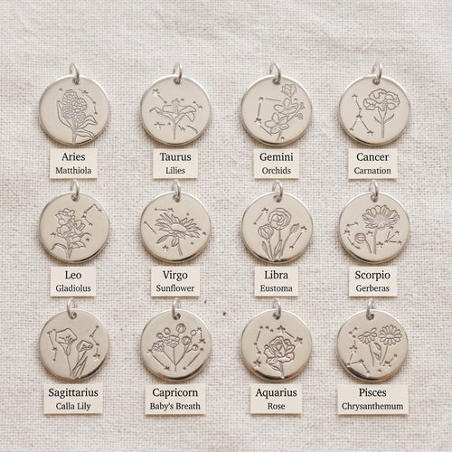 Personalized Stardust Bloom Necklace