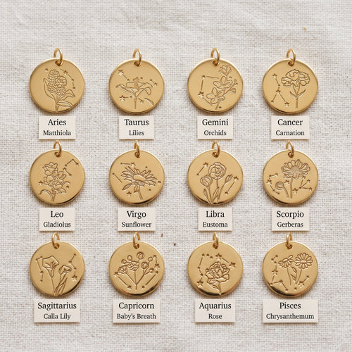 Personalized Stardust Bloom Necklace