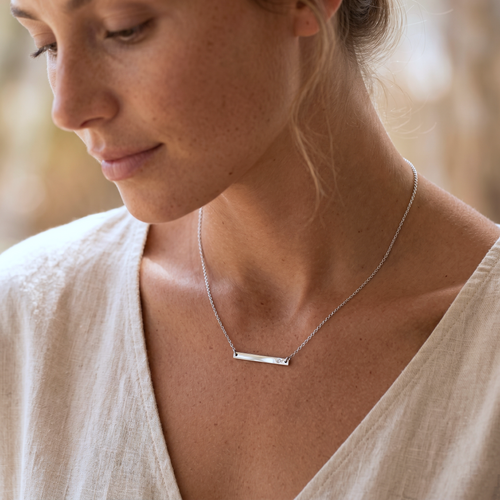 Horizon Bar Necklace