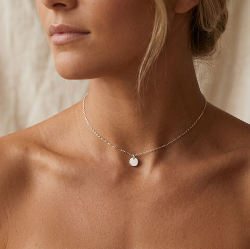 Little Disc Choker Necklace