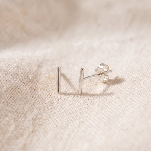 Mini Skinny Bar Stud Earrings