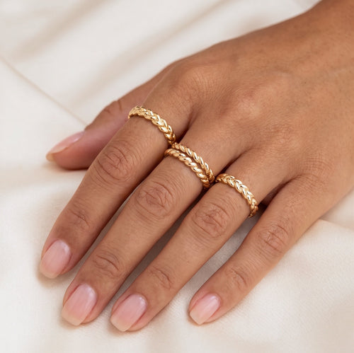 Braided Gold Ring