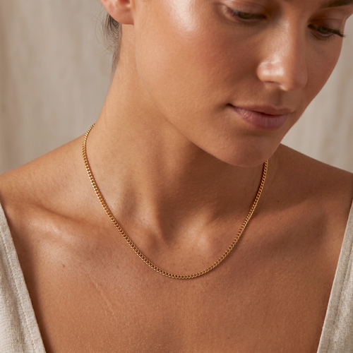 Statement Curb Chain Necklace