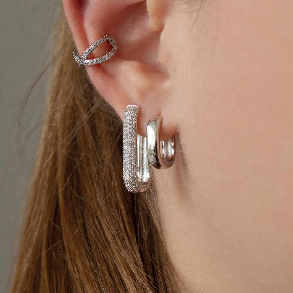 LOOK: Anna - Geometric ear stack